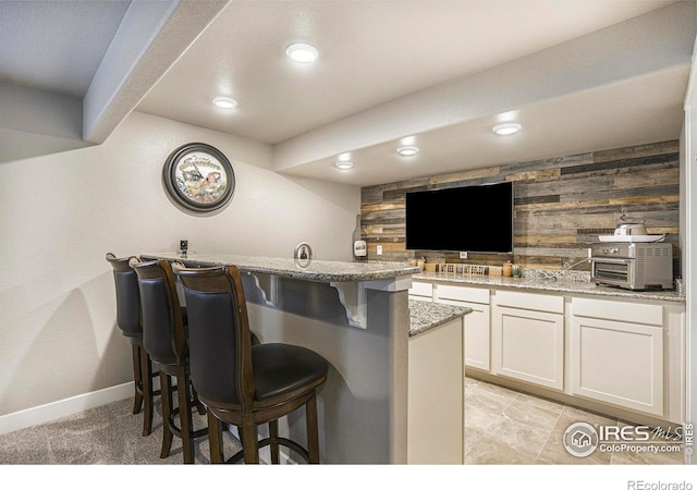 973 Mt Andrew Dr, Severance, CO 80550 - indoor wet bar with recessed lighting