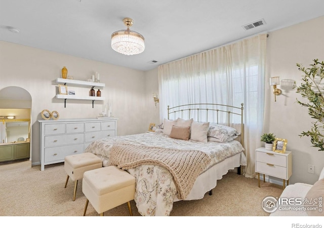3826 Glenarbor Ln Unit F, Fort Collins, CO 80524 - bedroom with light colored carpet and arched walkways