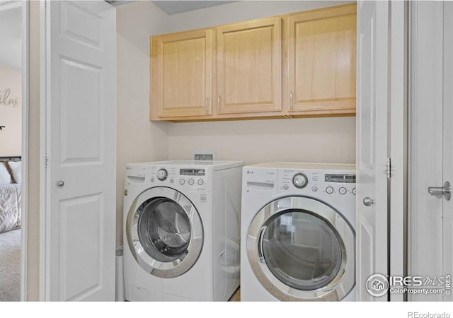3826 Glenarbor Ln Unit F, Fort Collins, CO 80524 - washroom with cabinet space and independent washer and dryer