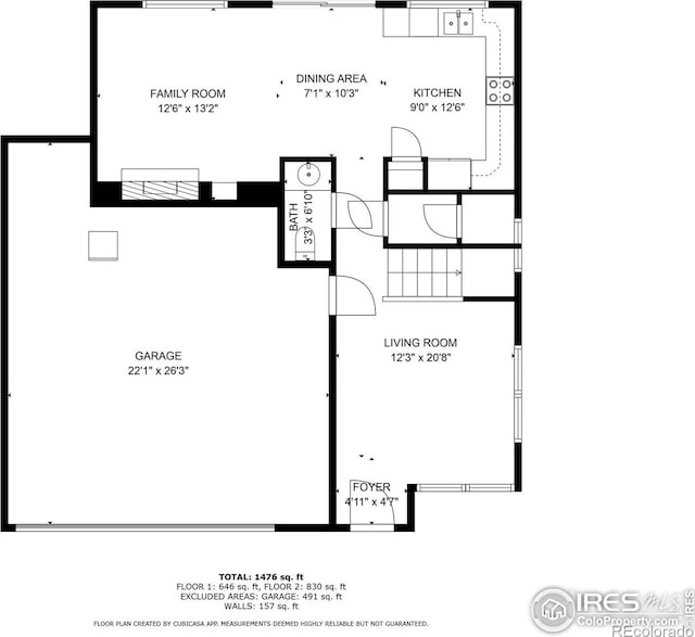 3826 Glenarbor Ln Unit F, Fort Collins, CO 80524 - view of room layout