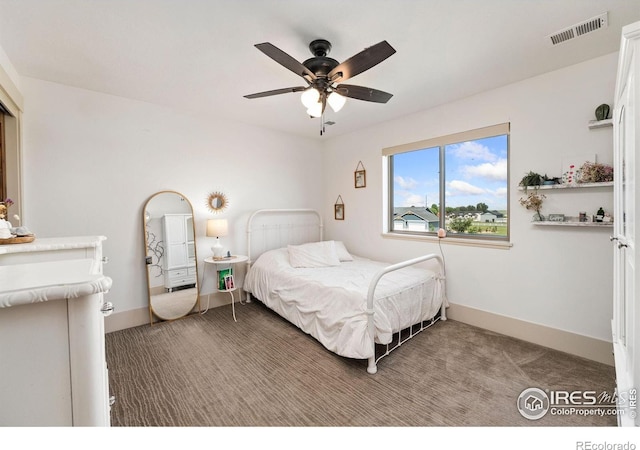 9260 Meadow Farms Dr, Milliken, CO 80543 - bedroom featuring carpet flooring and a ceiling fan