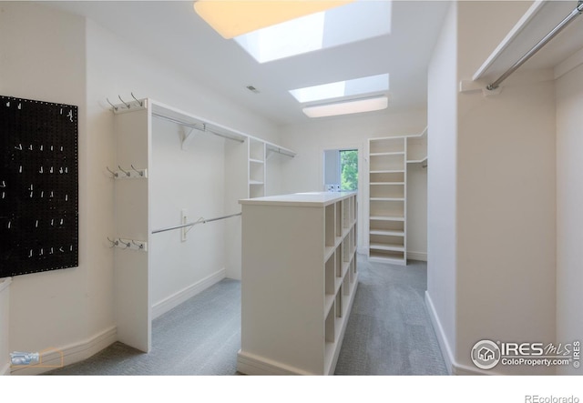 3747 Mountain Laurel Pl, Boulder, CO 80304 - spacious closet with a skylight and light carpet