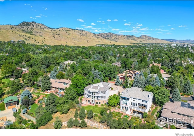 3747 Mountain Laurel Pl, Boulder, CO 80304 - aerial view of a mountainous background