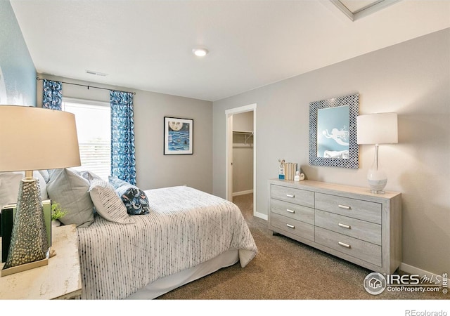 114 65th Ave, Greeley, CO 80634 - bedroom featuring a spacious closet, carpet flooring, and a closet