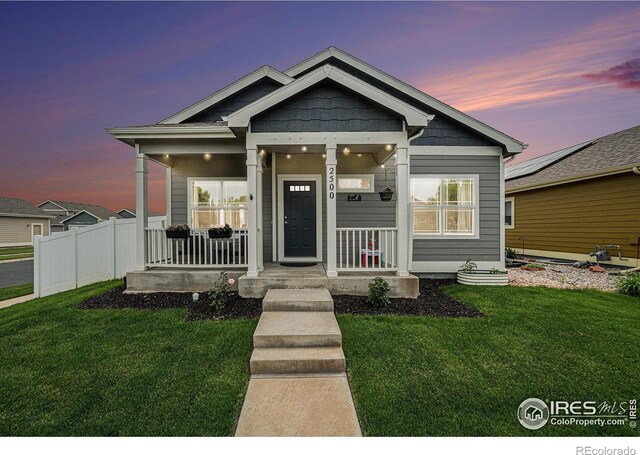 2500 Heather Ln, Evans, CO 80620 - view of front of property with a porch