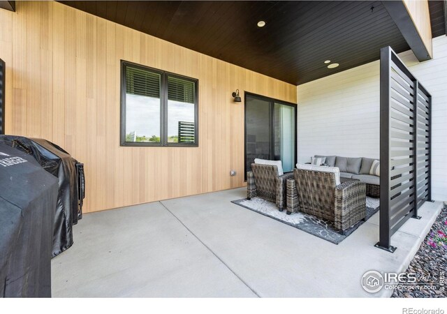 1768 Barefoot Dr, Windsor, CO 80550 - view of patio featuring an outdoor living space