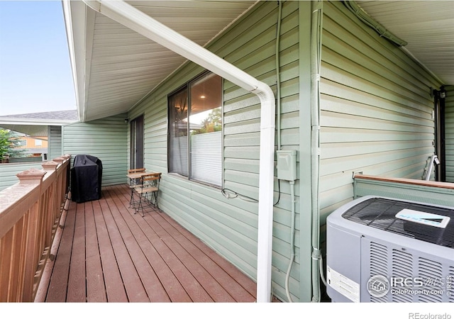 1900 Chalcis Dr Unit 42, Lafayette, CO 80026 - wooden deck with grilling area