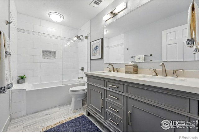 178 Balsam Ln, Boulder, CO 80304 - bathroom with double vanity and tub / shower combination