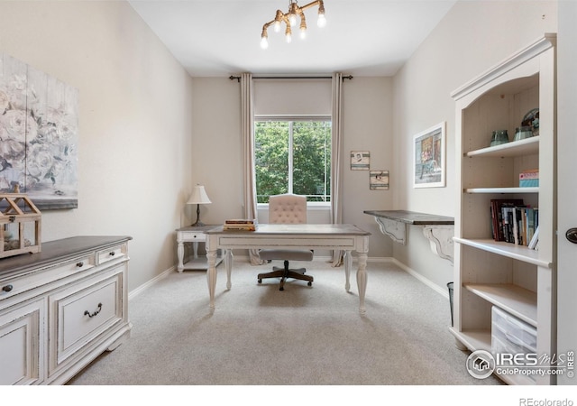 1976 Cayman Dr, Windsor, CO 80550 - home office featuring carpet and baseboards