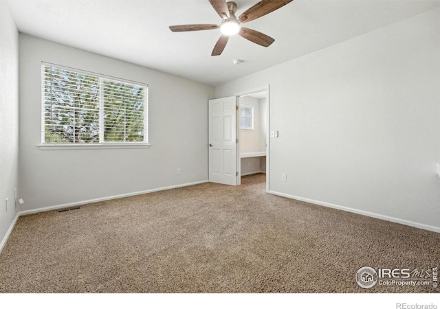 1662 Crestview Ln, Erie, CO 80516 - unfurnished room featuring ceiling fan, carpet, and a smoke detector