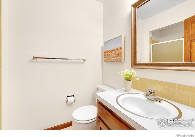 609 Endicott St, Fort Collins, CO 80524 - bathroom featuring vanity and a stall shower