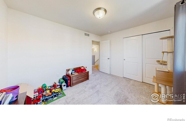 1661 Rise Dr, Windsor, CO 80550 - recreation room with carpet flooring