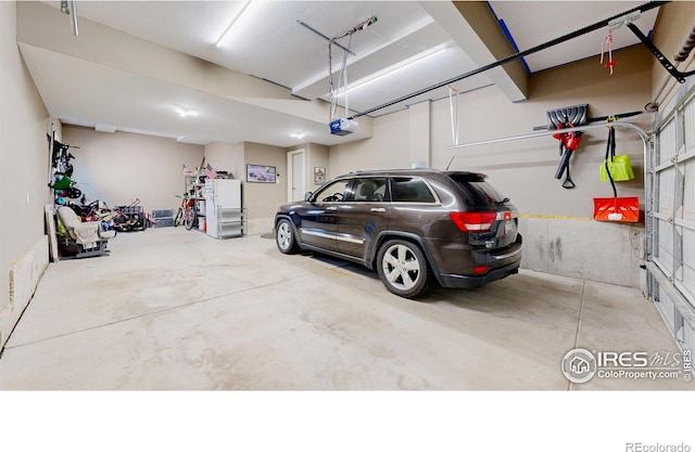 1661 Rise Dr, Windsor, CO 80550 - garage with a garage door opener