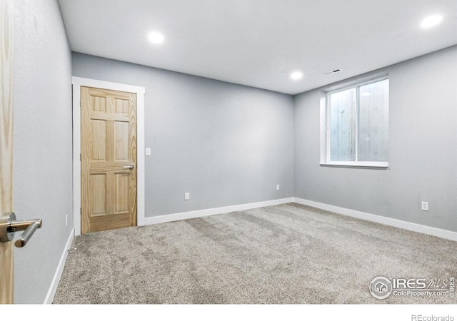 64 Bachar Dr, Fort Morgan, CO 80701 - unfurnished room with carpet floors and recessed lighting