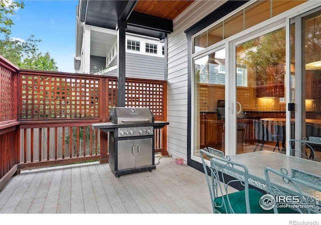 1043 Terrace Cir S, Boulder, CO 80304 - deck featuring area for grilling