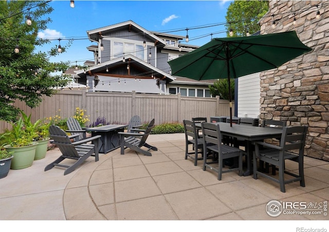 1043 Terrace Cir S, Boulder, CO 80304 - view of patio / terrace featuring outdoor dining space