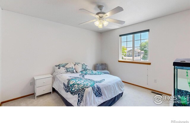 13673 Cook St, Thornton, CO 80602 - bedroom with carpet and a ceiling fan