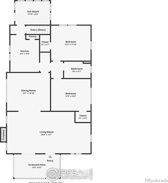 1421 N 7th St, Grand Junction, CO 81501 - view of home floor plan