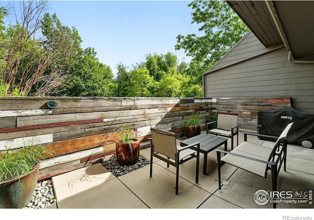 854 Walnut St Unit B, Boulder, CO 80302 - view of patio with grilling area