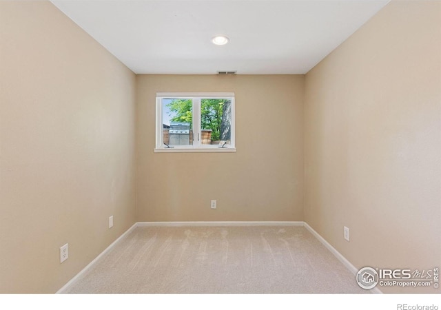 2016 Strathmore St, Louisville, CO 80027 - carpeted empty room with baseboards and recessed lighting