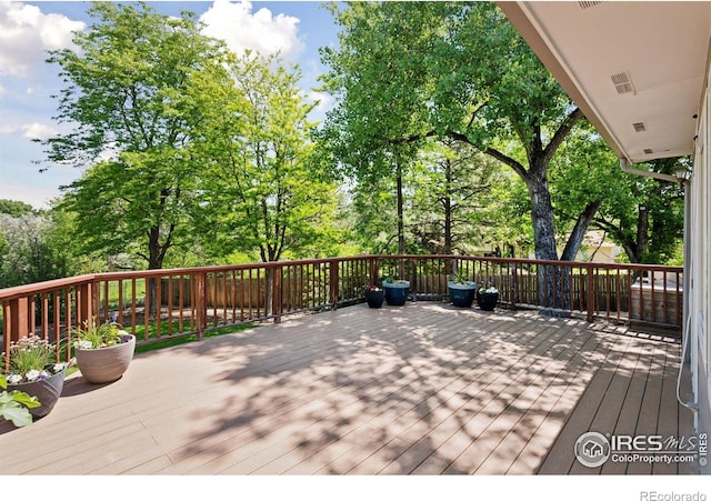 2016 Strathmore St, Louisville, CO 80027 - deck with view of scattered trees