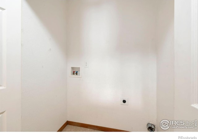 3350 Saratoga St Unit C, Wellington, CO 80549 - washroom featuring hookup for a washing machine and hookup for an electric dryer