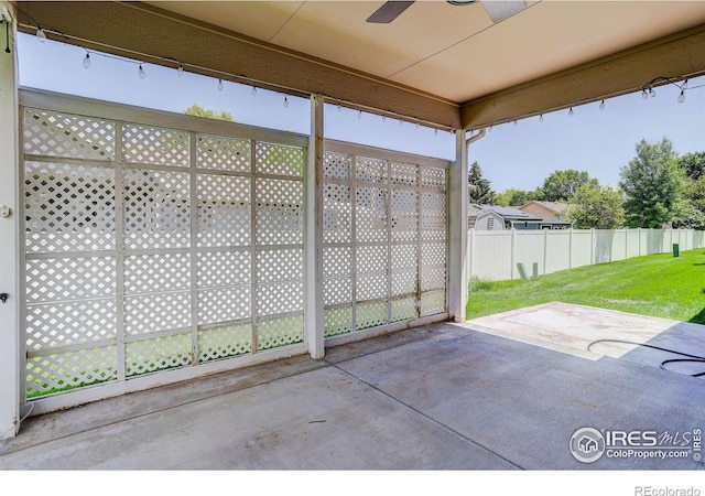 1250 Honeysuckle Ct, Windsor, CO 80550 - view of unfurnished sunroom