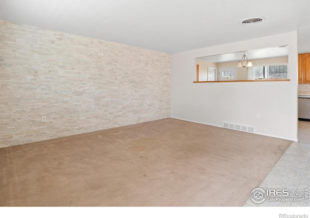 7162 Quay St, Arvada, CO 80003 - carpeted empty room featuring tile patterned floors