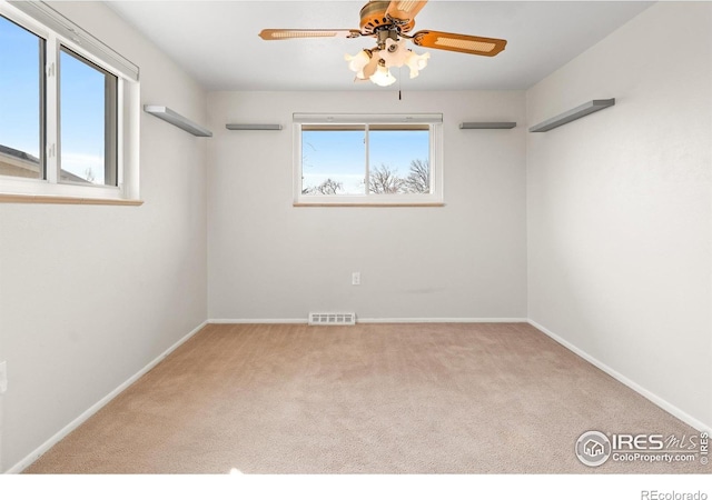 7162 Quay St, Arvada, CO 80003 - spare room featuring carpet flooring and ceiling fan