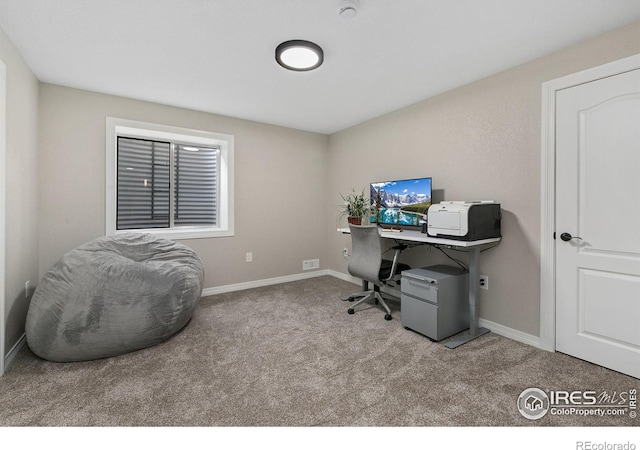 2006 Mackenzie Ct, Fort Collins, CO 80528 - office area with carpet floors and baseboards