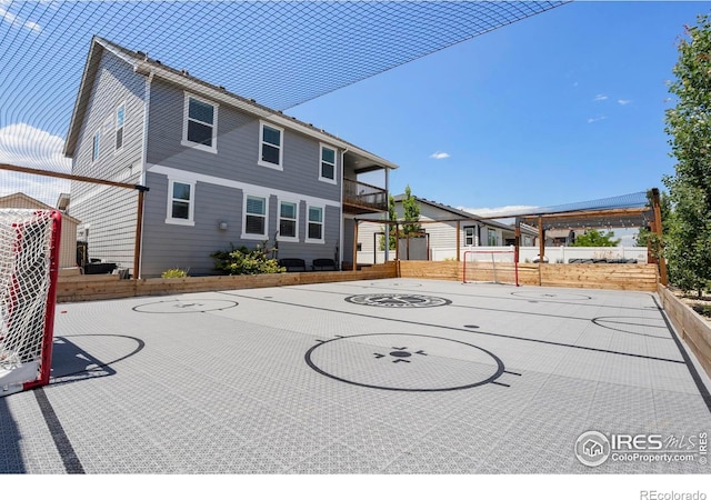 2332 Tabor St, Berthoud, CO 80513 - view of basketball court featuring basketball hoop