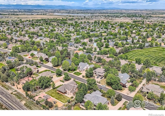 6544 Saddleback Ave, Longmont, CO 80504 - aerial view of residential area featuring mountains