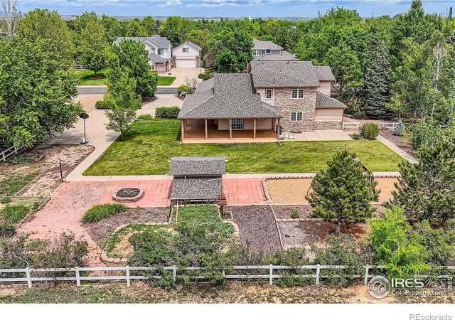 6544 Saddleback Ave, Longmont, CO 80504 - aerial view of property and surrounding area