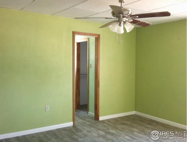 23243 Pawnee Ave, Padroni, CO 80745 - unfurnished room featuring a ceiling fan and baseboards