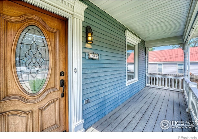 1906 Miner St, Idaho Springs, CO 80452 - property entrance featuring a porch