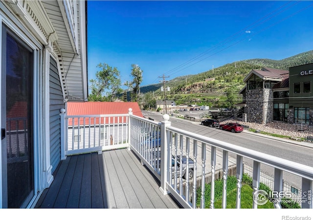 1906 Miner St, Idaho Springs, CO 80452 - balcony with a mountain view