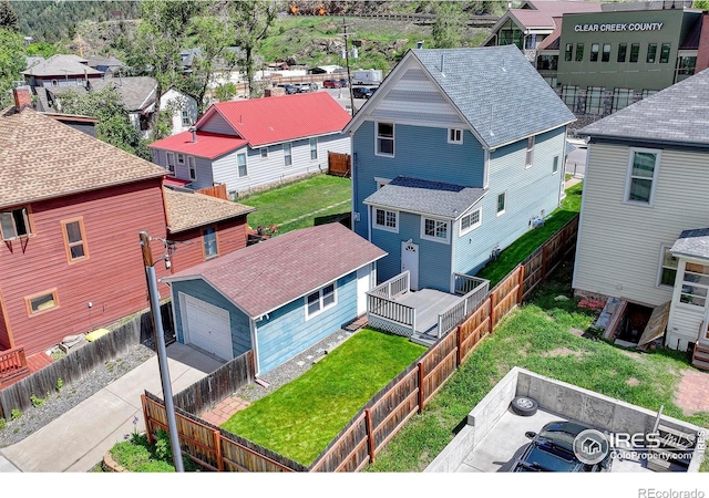 1906 Miner St, Idaho Springs, CO 80452 - aerial perspective of suburban area