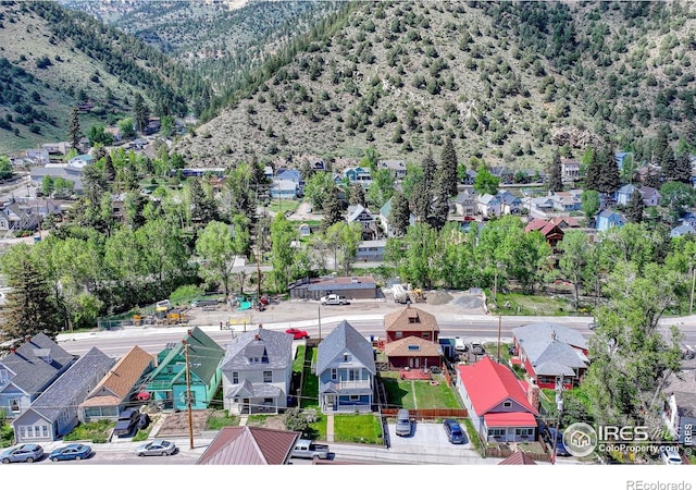 1906 Miner St, Idaho Springs, CO 80452 - aerial view of residential area with a mountainous background