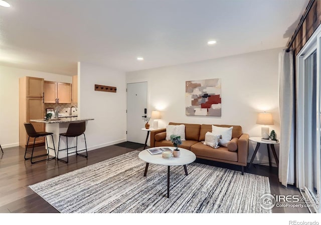 3250 Oneal Cir Unit 10, Boulder, CO 80301 - living area with dark wood finished floors and recessed lighting
