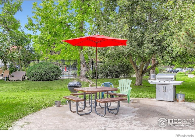 3250 Oneal Cir Unit 10, Boulder, CO 80301 - view of patio with area for grilling