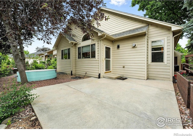 7196 Christopher Ct, Niwot, CO 80503 - rear view of property featuring a patio