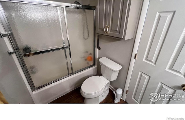 1141 Fairway Club Cir # C3, Estes Park, CO 80517 - full bath featuring combined bath / shower with glass door and wood finished floors