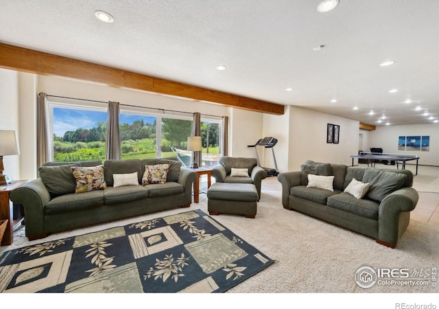 2156 Meander Rd, Windsor, CO 80550 - carpeted living room with recessed lighting