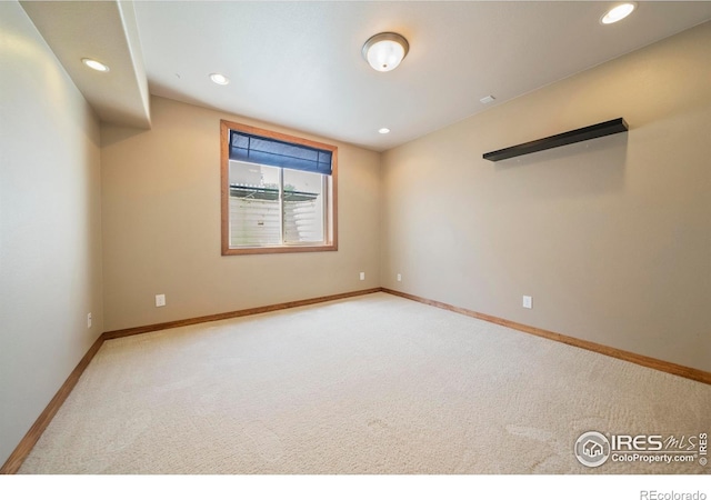 137 Reid Rd, Fort Morgan, CO 80701 - unfurnished room featuring carpet and recessed lighting