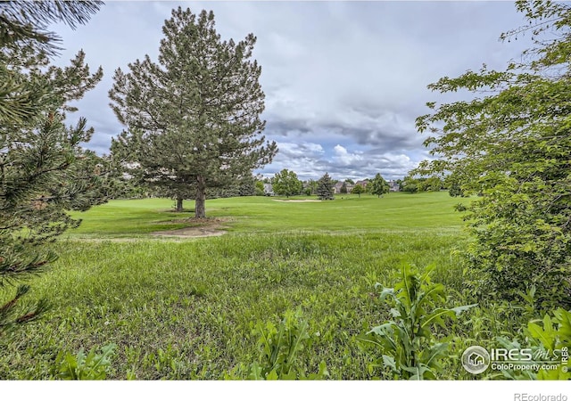 714 Skywalker Pt, Lafayette, CO 80026 - view of yard featuring golf course view