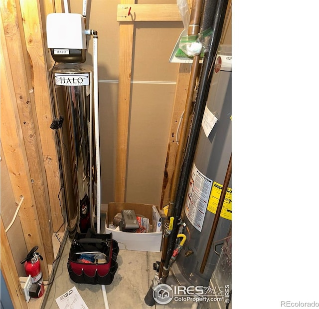 205 Timber Ridge Ct, Severance, CO 80550 - utility room featuring gas water heater