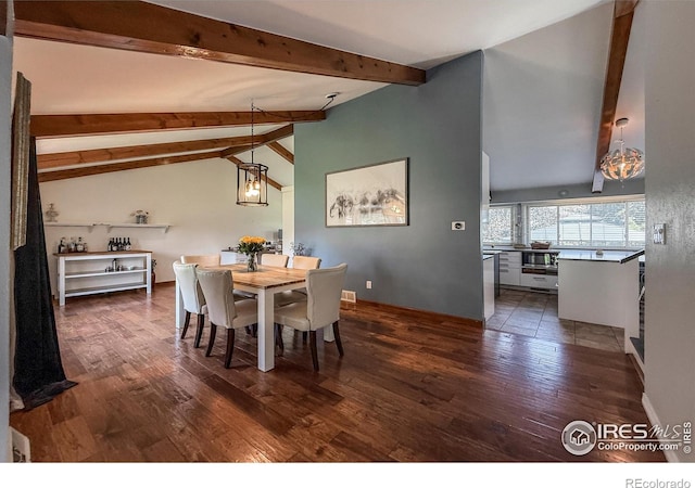 5004 Fox Hill Dr, Longmont, CO 80504 - dining room with dark wood finished floors