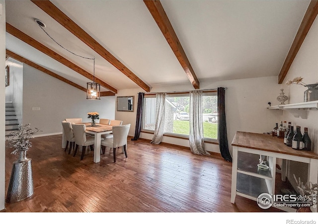 5004 Fox Hill Dr, Longmont, CO 80504 - dining room with stairway and wood finished floors