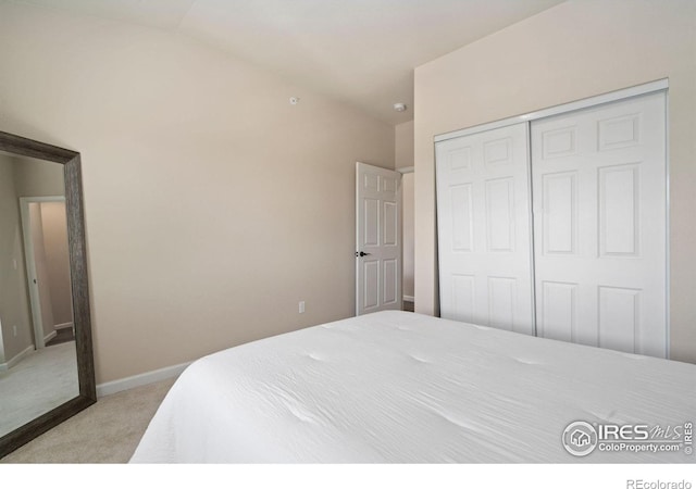 875 E 78th Ave Unit 53, Denver, CO 80229 - bedroom featuring light colored carpet and a closet