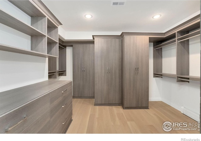 2111 E Alameda Ave, Denver, CO 80209 - walk in closet featuring light wood finished floors
